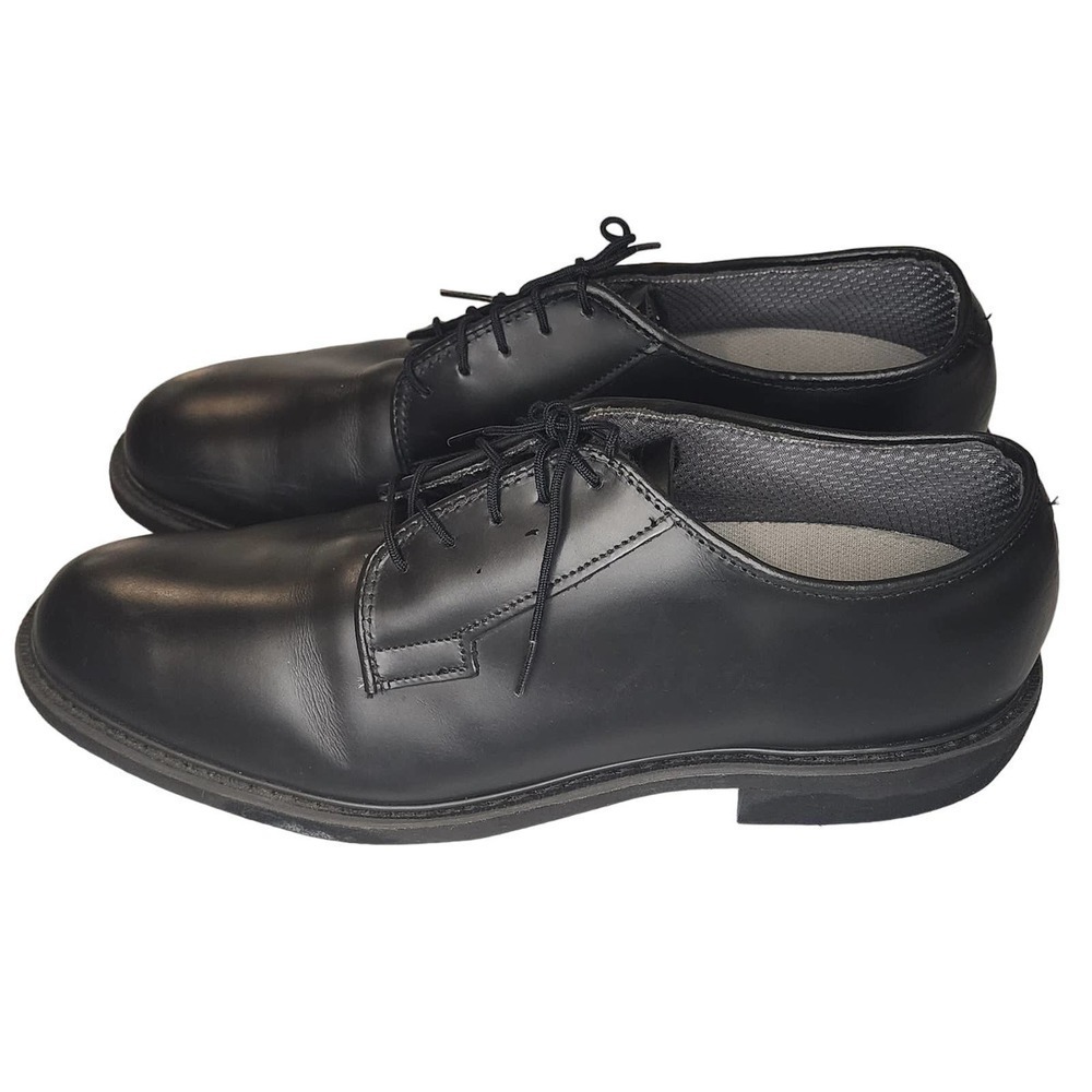 Bates Lites Black Leather Oxford Men's Dress Shoes Size 11D Wide